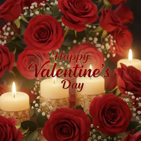 Free Happy Valentines Day Romantic Shayari PNG Image Download