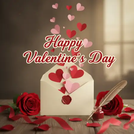 Free Happy Valentines Day Shayari 2 PNG Image Download