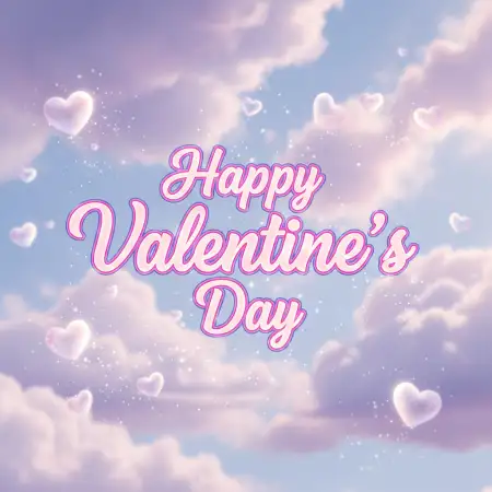 Free Happy Valentines Day Shop Banner PNG Image Download