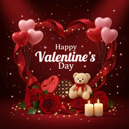 Free Happy Valentines Day Sms 2 PNG Image Download