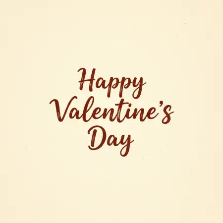 Free Happy Valentines Day Typography Design PNG Image Download