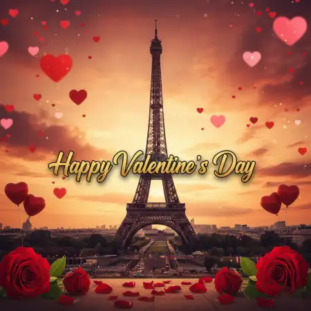 Free Happy Valentines Day Wishes In English PNG Image Download