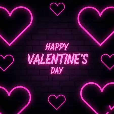 Free Happy Valentines Day Youtube Thumbnail PNG Image Download