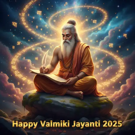 Happy Valmiki Jayanti 2025 Captions For Instagram - Free Happy Valmiki Jayanti 2025 Download