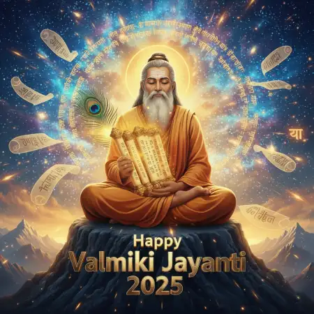 Happy Valmiki Jayanti 2025 Facebook Posts - Free Happy Valmiki Jayanti 2025 Download