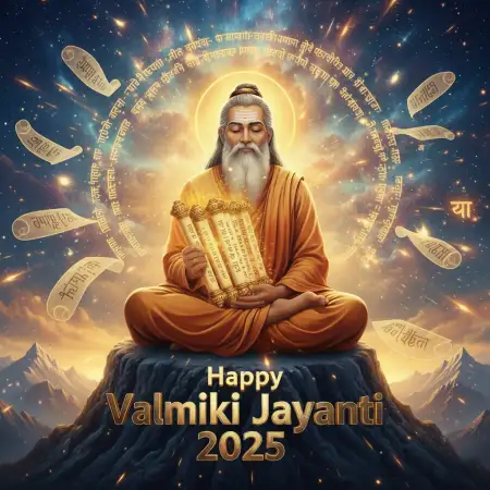 Happy Valmiki Jayanti 2025 Poetry In English - Free Happy Valmiki Jayanti 2025 Download