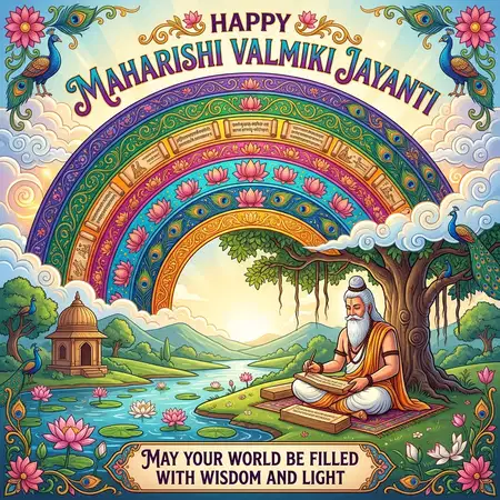 happy valmiki jayanti 2026 beautiful wishes for family - Happy Maharishi Valmiki Jayanti 2026