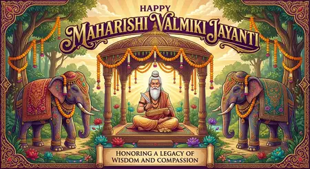 happy valmiki jayanti 2026 facebook cover banner