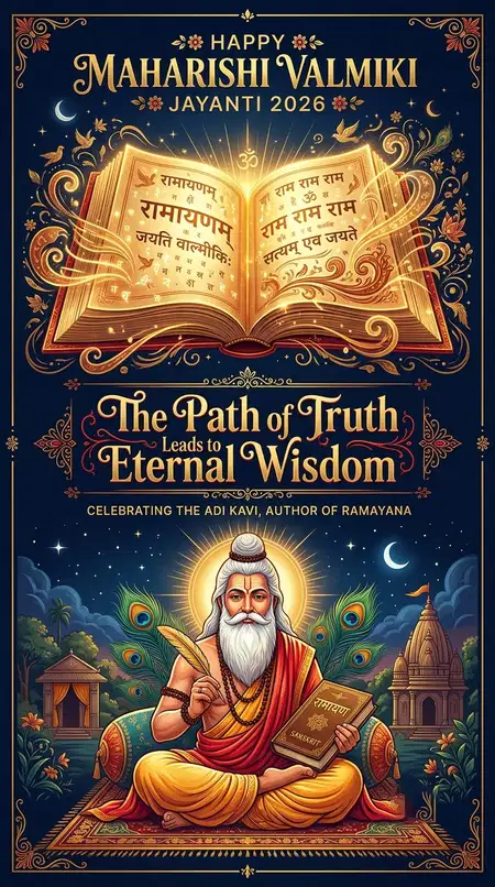 happy valmiki jayanti 2026 truth and wisdom messages