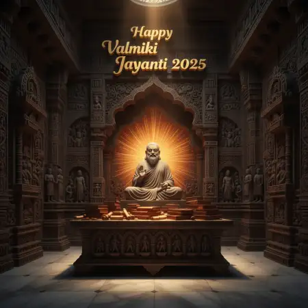 Happy Valmiki Jayanti Wishes In Hindi 2025 - Free Happy Valmiki Jayanti 2025 Download