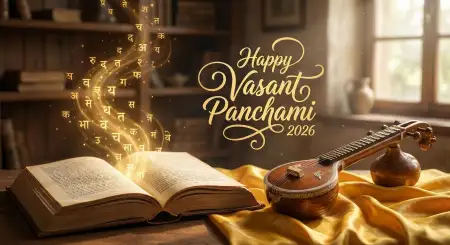 Free Happy Vasant Panchami 2026 Office Greeting Background Download