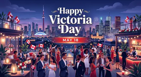 Happy Victoria Day 2026 Modern Banner - Free Happy Victoria Day 2026 Download