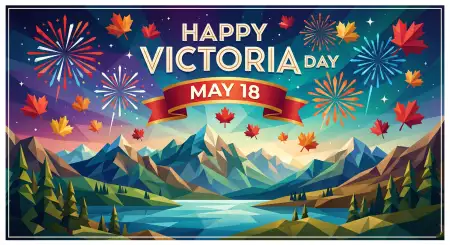 Happy Victoria Day 2026 Patriotic Poster - Free Happy Victoria Day 2026 Download
