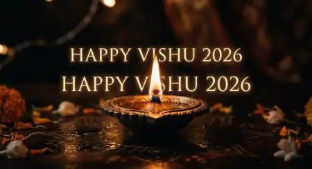 Happy Vishu 2026 Wishes Best Lines For Status And Captions - Free Happy Vishu 2026 Wishes Download