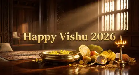 Happy Vishu 2026 Wishes Blessings Messages - Free Happy Vishu 2026 Wishes Download