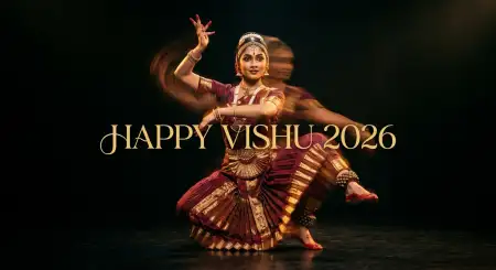 Happy Vishu 2026 Wishes Cultural Celebration Images - Free Happy Vishu 2026 Wishes Download