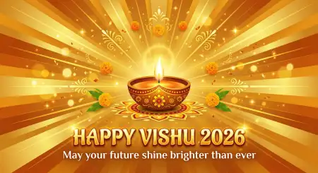Happy Vishu 2026 Wishes Design Ideas For Thumbnail And Banner - Free Happy Vishu 2026 Wishes Download