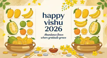 Happy Vishu 2026 Wishes For Office Staff And Business Clients - Free Happy Vishu 2026 Wishes Download