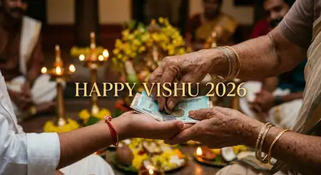Happy Vishu 2026 Wishes For Parents And Elders - Free Happy Vishu 2026 Wishes Download