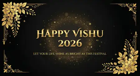 Happy Vishu 2026 Wishes In English Text Simple - Free Happy Vishu 2026 Wishes Download