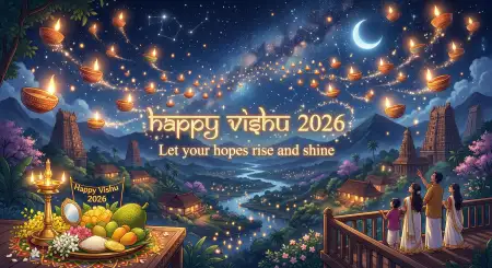 Happy Vishu 2026 Wishes In Malayalam Text Message - Free Happy Vishu 2026 Wishes Download