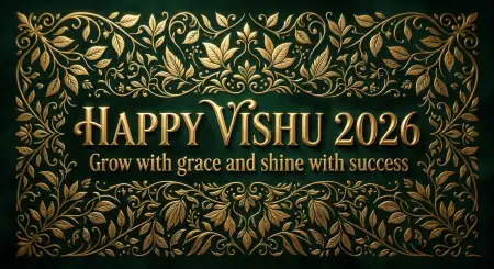 Happy Vishu 2026 Wishes Message For Family And Relatives In English - Free Happy Vishu 2026 Wishes Download