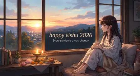 Happy Vishu 2026 Wishes Thumbnail Design Ideas - Free Happy Vishu 2026 Wishes Download