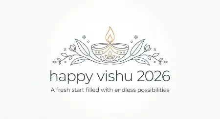 Happy Vishu 2026 Wishes Trending Hashtags - Free Happy Vishu 2026 Wishes Download