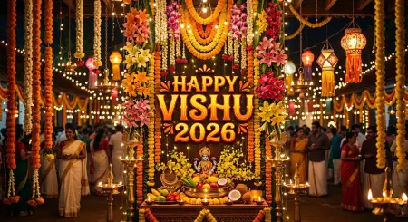 Happy Vishu 2026 Wishes - Free Happy Vishu 2026 Wishes Download