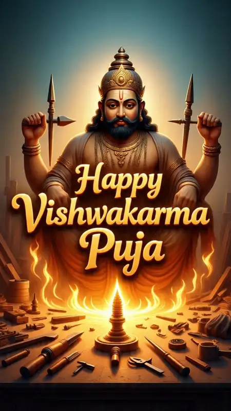 Happy Vishwakarma Puja 2025 Greetings - Free Happy Vishwakarma Puja Download