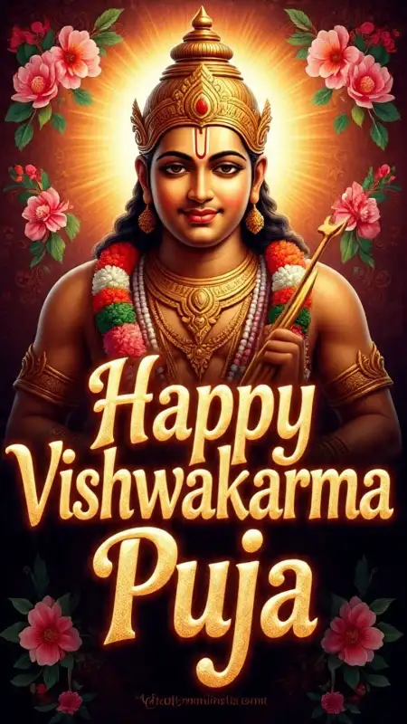 Happy Vishwakarma Puja 2025 Wishes - Free Happy Vishwakarma Puja Download