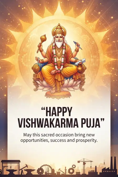 happy vishwakarma puja 2026 greeting post for social media 2 - Vishwakarma Puja