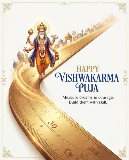 happy vishwakarma puja business greetings 2026 - Vishwakarma Puja