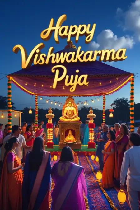 Happy Vishwakarma Puja Poster Background - Free Happy Vishwakarma Puja Download
