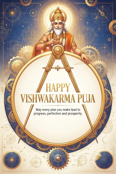 happy vishwakarma puja whatsapp status 2026 - Vishwakarma Puja