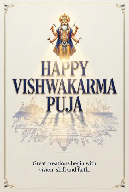 happy vishwakarma puja wishes 2026 whatsapp status - Vishwakarma Puja
