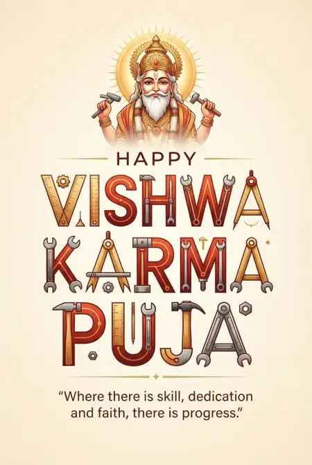 happy vishwakarma puja wishes 2026 with quotes - Vishwakarma Puja
