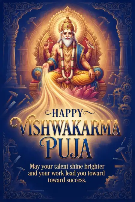 happy vishwakarma puja wishes 2026 - Vishwakarma Puja