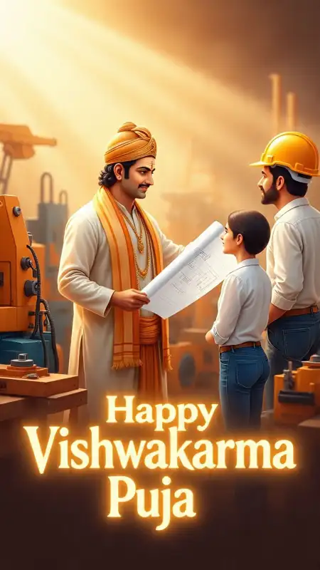 Happy Vishwakarma Puja Wishes For Carpenter And Labour - Free Happy Vishwakarma Puja Download