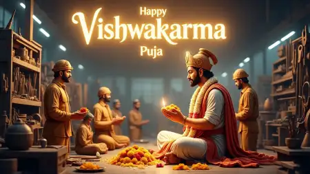 Happy Vishwakarma Puja Wishes For Clients And Customers - Free Happy Vishwakarma Puja Download