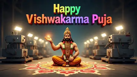 Happy Vishwakarma Puja Wishes For Construction Workers - Free Happy Vishwakarma Puja Download