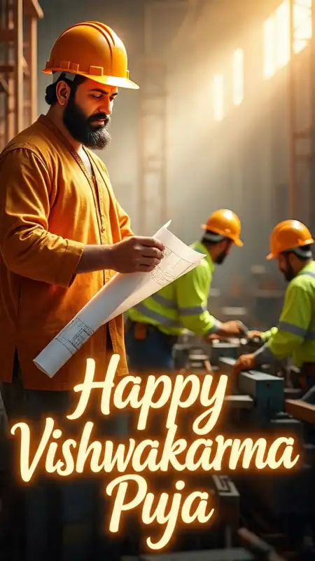 Happy Vishwakarma Puja Wishes For Office Staff - Free Happy Vishwakarma Puja Download