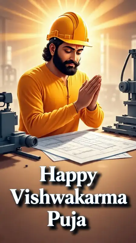 Happy Vishwakarma Puja Wishes Greetings - Free Happy Vishwakarma Puja Download