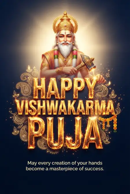 happy vishwakarma puja wishes hd images 2026 - Vishwakarma Puja