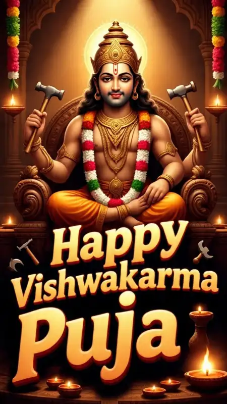Happy Vishwakarma Puja Wishes Messages - Free Happy Vishwakarma Puja Download