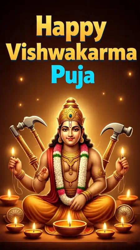 Happy Vishwakarma Puja Wishes Status - Free Happy Vishwakarma Puja Download