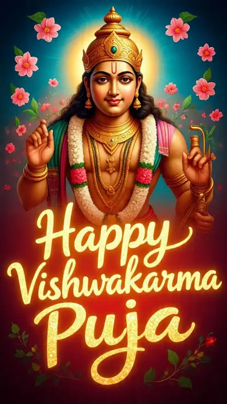 Happy Vishwakarma Puja Wishes Status Video Download - Free Happy Vishwakarma Puja Download