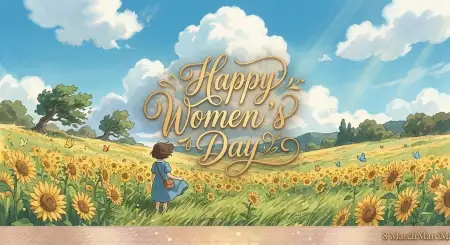 Happy Womens Day Wishes Greeting Card - Free Happy Womens Day Wishes Download