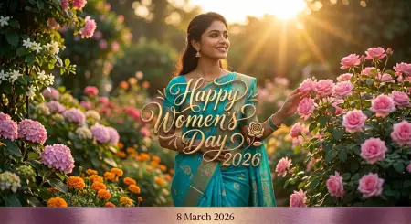 Happy Womens Day Wishes Poster With Quote - Free Happy Womens Day Wishes Download