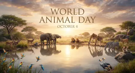 happy world animal day wishes 2026 - World Animal Day 2026